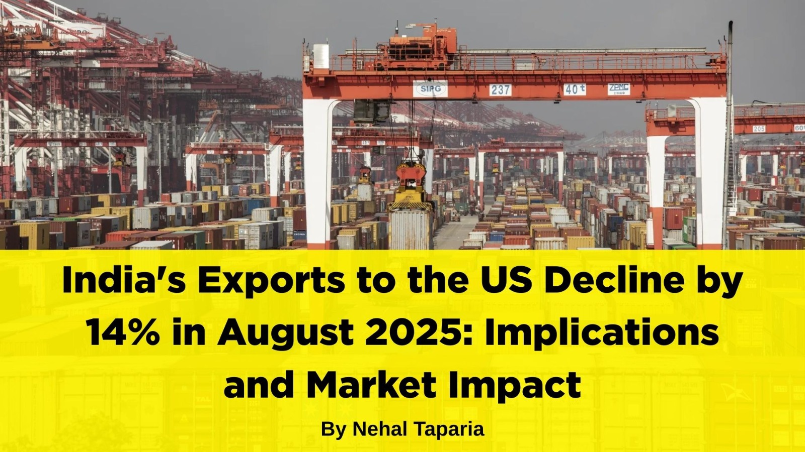 India's Exports to the US Decline by 14% in August 2025: Implications and Market Impact