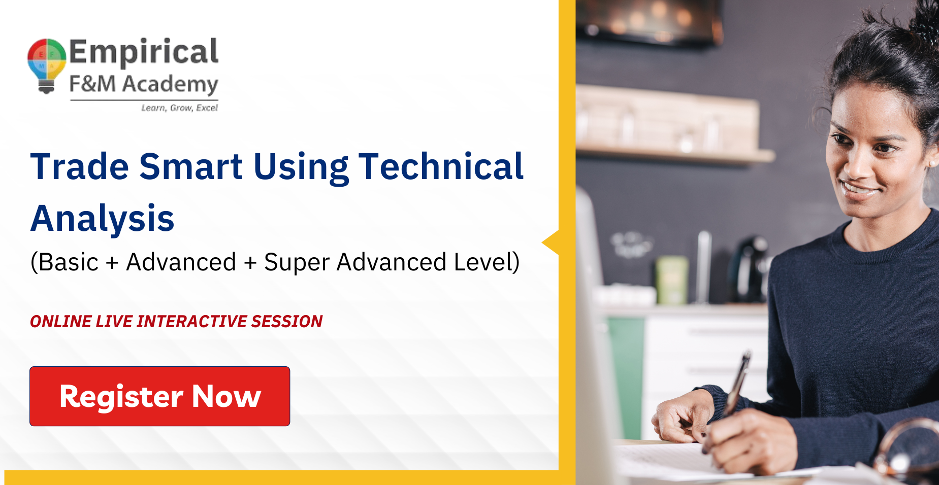 Trade Smart Using Technical Analysis ( Basic+ Advanced+ Masterclass)