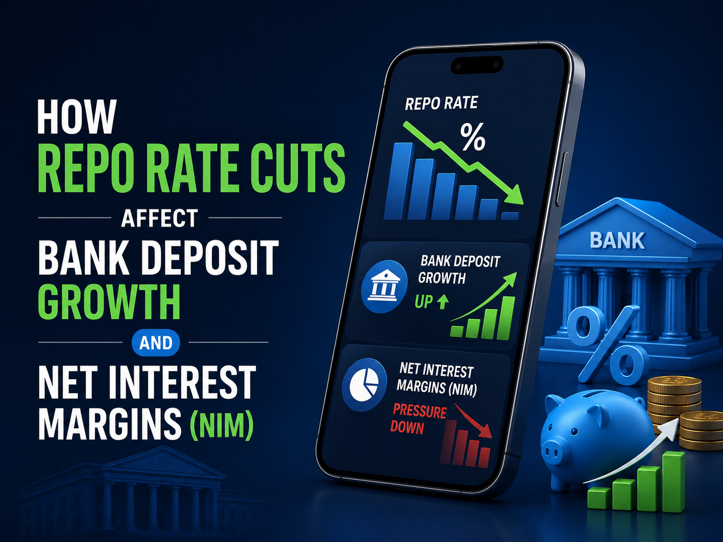 How Repo Rate Cuts Affect Bank Deposit Growth and Net Interest Margins (NIM)